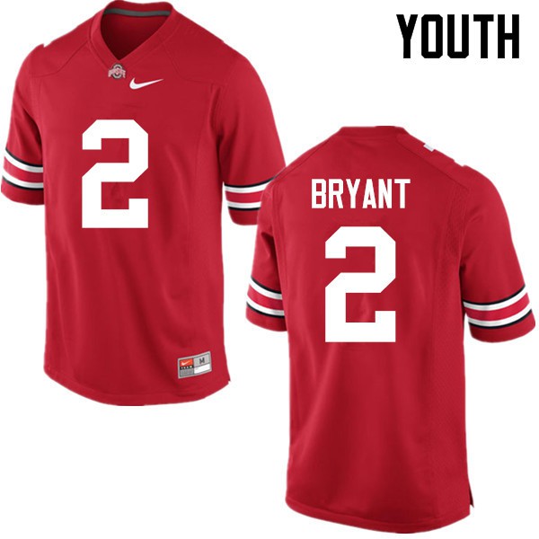 Ohio State Buckeyes #2 Christian Bryant Youth High School Jersey Red OSU10649
